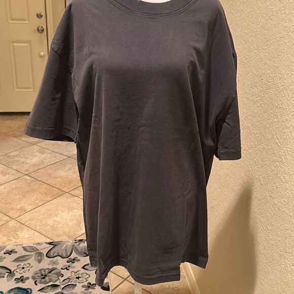 YZY Gap Balenciaga Collab Tee Shirt Black Oversized Men's Size Large Yeezy New - Picture 2 of 11